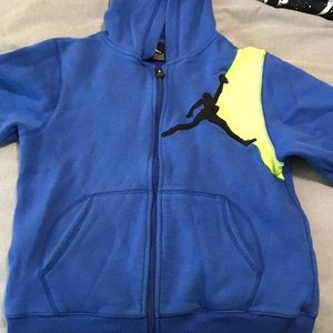 Boys nike Jordan zip up hoodie